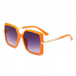 New classic square-frame retro sunglasses, trendy cross-border sunglasses, slimming UV protection for women