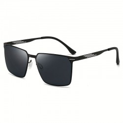 New cross-border fashionable hollow sunglasses, high-end, wide Retro round-frame metal punk sunglasses for men; New TikTok livestream HD sunglasses for men, driving and fishing; Stylish metal square-frame sunglasses; Ultra-light HD blue light blocking rea