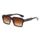 New large metal-framed women's sunglasses, high-end, cross-border trendy, half-framed, toad-shaped sunglasses, European and American women's rice-studded sunglasses
