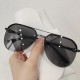New shaped square frame sunglasses for men and women, high-end sunglasses, cross-border Instagram-style fashionable retro sunglasses New shaped square frame sunglasses for men and women, high-end sunglasses, cross-border Instagram-style fashionable retro sunglasses
