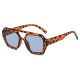 Cross-border European and American Double-beam irregular sunglasses, new retro and stylish sunglasses for women, trendy and trendy, trendy, and trendy, trendy, business-themed, men's reading glasses. 2024 new high-definition blue light blocking and anti-f
