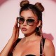 New personalized, modern metal sunglasses. Women's fashionable street-style sun protection sunglasses, European and American trendy cat-eye sunglasses