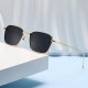 New retro European and American cat-eye sunglasses for women, high-end, round-face slimming glasses, Korean-style, old-fashioned potato sunglasses