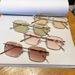 New retro European and American cat-eye sunglasses for women, high-end, round-face slimming glasses, Korean-style, old-fashioned potato sunglasses