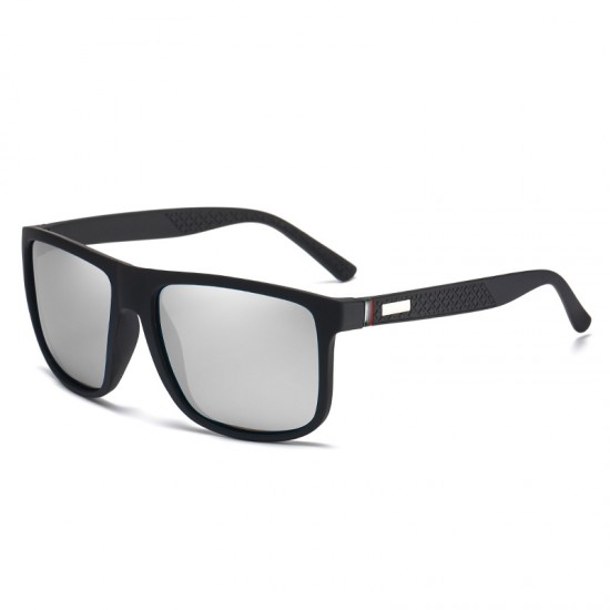 Cross-border new fashionable polarized sunglasses, colorful film driving sunglasses, high-end men's square-frame sunglasses