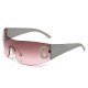 Small-framed oval sunglasses for women, high-end European and American style sunglasses, women's sun protection retro cross-border sunglasses
