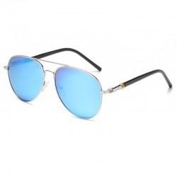 New striped influencer sunglasses, toad-frame, hip-hop, Instagram-inspired European and American street-style fashion sunglasses.