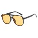 Cross-border fashionable double-beam, rice-studded sunglasses for men and women, gradient-colored, large-frame, slimming, sun-protective sunglasses. Cross-border fashionable double-beam, rice-studded sunglasses for men and women, gradient-colored, large-frame, slimming, sun-protective sunglasses.