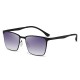 New men's square-frame ultra-light sunglasses, UV protection for driving and fishing, retro and fashionable sunglasses for men.
