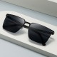 New cross-border fashionable hollow sunglasses, high-end, wide Retro round-frame metal punk sunglasses for men; New TikTok livestream HD sunglasses for men, driving and fishing; Stylish metal square-frame sunglasses; Ultra-light HD blue light blocking rea