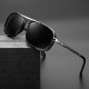 New Cross-Border Harley Sunglasses, Fashionable Driving Mirrors, Retro Thickened Double-Bridge Metal Punk Men's Men's Sunglasses