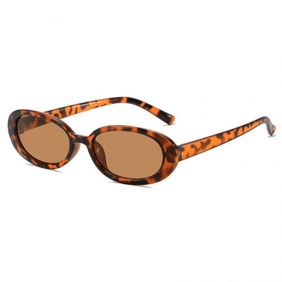 New fashionable women's sunglasses, retro European and American sunglasses, trendy small oval frames, high-end street style sunglasses