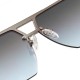 New fashionable frameless high-definition blue light blocking reading glasses for middle-aged and elderly men and women, high-end anti-fatigue reading glasses