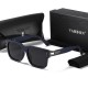 European and American large-frame polarized sunglasses for men, high-end driving glasses, retro and trendy full-frame sunglasses with sun protection. European and American large-frame polarized sunglasses for men, high-end driving glasses, retro and trendy full-frame sunglasses with sun protection.
