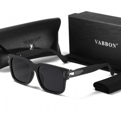 European and American large-frame polarized sunglasses for men, high-end driving glasses, retro and trendy full-frame sunglasses with sun protection.