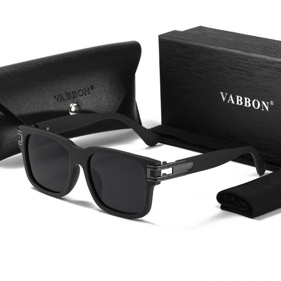 European and American large-frame polarized sunglasses for men, high-end driving glasses, retro and trendy full-frame sunglasses with sun protection. European and American large-frame polarized sunglasses for men, high-end driving glasses, retro and trendy full-frame sunglasses with sun protection.