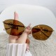 European and American fashion, high-end women's sun protection metal sunglasses, cross-border new trendy, influencer cat-eye sunglasses European and American fashion, high-end women's sun protection metal sunglasses, cross-border new trendy, influencer cat-eye sunglasses