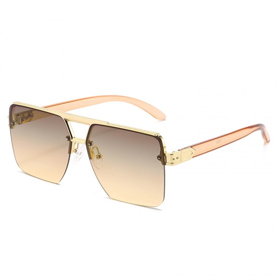 New fashionable frameless high-definition blue light blocking reading glasses for middle-aged and elderly men and women, high-end anti-fatigue reading glasses