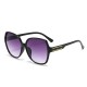 New European and American cross-border women's sunglasses, high-end, slimming, UV-blocking sunglasses, fashionable large-frame sunglasses