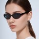 Cross-border letter F rimless trimmed sunglasses, European and American fashion metal sunglasses, oval retro small-frame sunglasses. Cross-border letter F rimless trimmed sunglasses, European and American fashion metal sunglasses, oval retro small-frame sunglasses.