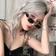 Influencer-inspired ring-buckle sunglasses, fashionable and trendy, personalized sunglasses for men and women, new small-frame, square-shaped sunglasses. Influencer-inspired ring-buckle sunglasses, fashionable and trendy, personalized sunglasses for men and women, new small-frame, square-shaped sunglasses.
