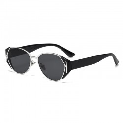 Retro, old-money style cat-eye sunglasses, high-end UV protection sunglasses, new cross-border fashionable small brown glasses
