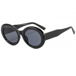 New striped influencer sunglasses, toad-frame, hip-hop Instagram-style European and American street style fashion sunglasses