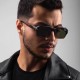 New large metal-framed women's sunglasses, high-end, cross-border trendy, half-framed, toad-shaped sunglasses, European and American women's rice-studded sunglasses