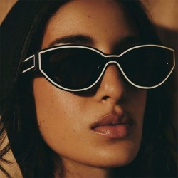New fashionable lacquered cat-eye sunglasses for men and women, personalized street style sunglasses, European and American cross-border retro sunglasses