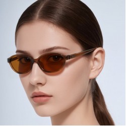 Cross-border fashionable women's cat-eye sunglasses, high-end retro street style glasses, cross-border trendy UV protection sunglasses