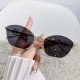 European and American fashion, high-end women's sun protection metal sunglasses, cross-border new trendy, influencer cat-eye sunglasses European and American fashion, high-end women's sun protection metal sunglasses, cross-border new trendy, influencer cat-eye sunglasses