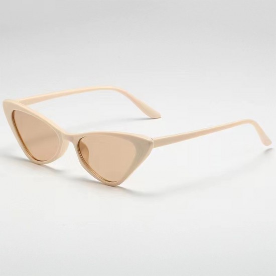New fashionable gradient sunglasses, popular with influencers, versatile sunglasses for men and women, street style small oval sunglasses.