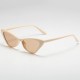 New fashionable gradient sunglasses, popular with influencers, versatile sunglasses for men and women, street style small oval sunglasses.