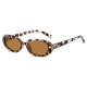 New fashionable women's sunglasses, retro European and American sunglasses, trendy small oval frames, high-end street style sunglasses