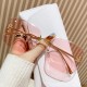 New cross-border metal rimless sunglasses for women, European and American fashion glasses, letter F diamond-studded square large-frame sunglasses for women