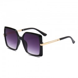 New classic square-frame retro sunglasses, trendy sunglasses, slimming UV protection for women