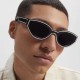 New fashionable lacquered cat-eye sunglasses for men and women, personalized street style sunglasses, European and American cross-border retro sunglasses
