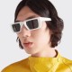 New trendy metal blue-light-blocking flat lenses, ultra-light TR90 glasses, Korean-style cross-border photo glasses.