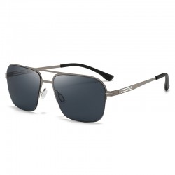 New fashionable polarized sunglasses for men, high-end casual fashion glasses, men's driving square-frame sunglasses