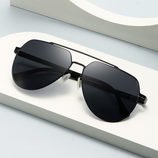 New ultra-light men's double-bridge sunglasses, high-end, driving and fishing sunglasses, fashionable double-bridge toad sunglasses New ultra-light men's double-bridge sunglasses, high-end, driving and fishing sunglasses, fashionable double-bridge toad sunglasses