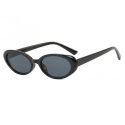 Letter F rimless trimmed sunglasses, European and American fashion metal sunglasses, oval retro small-frame sunglasses.